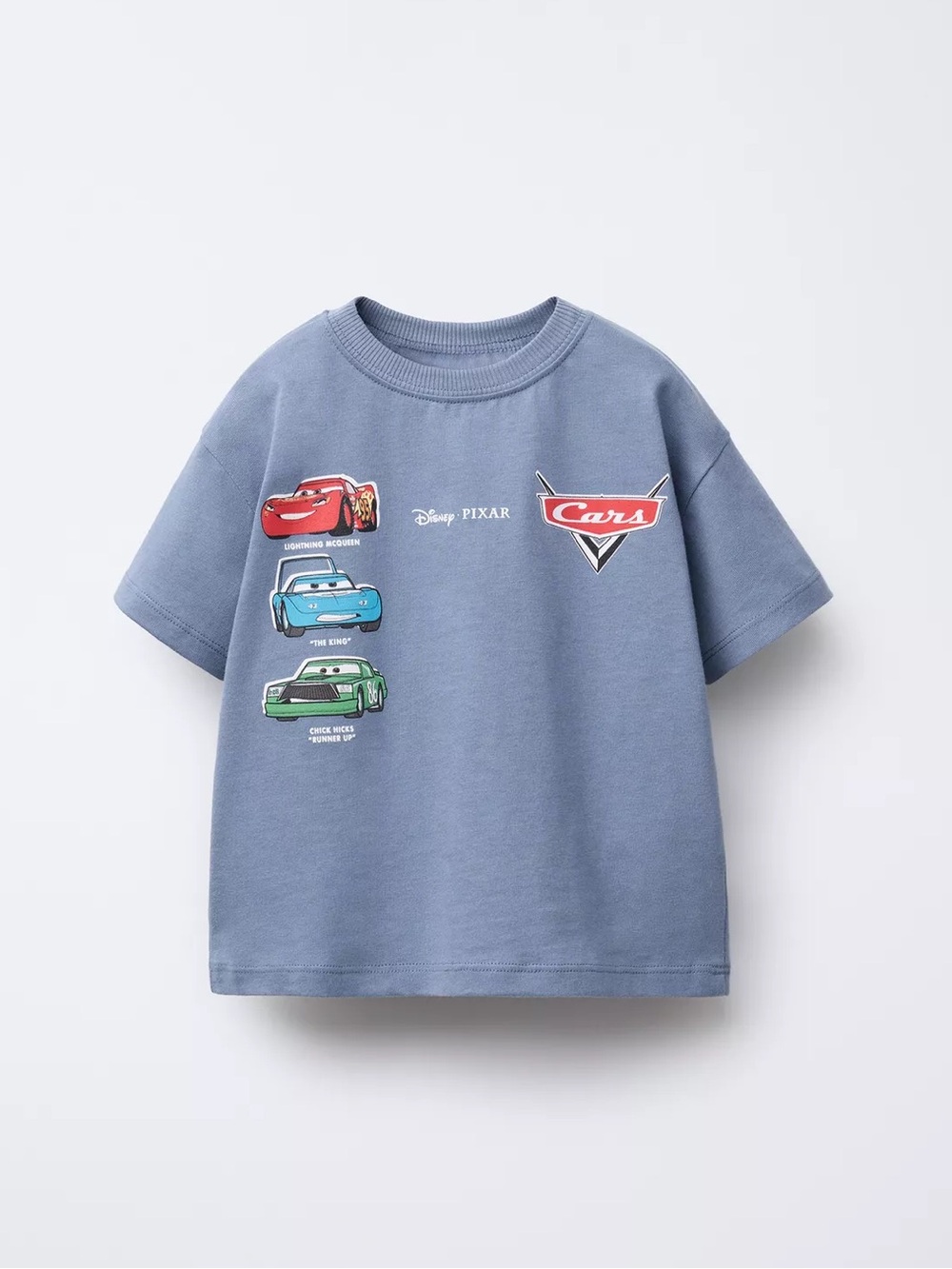 Zara Boys Blue 'Cars' Graphic Tee